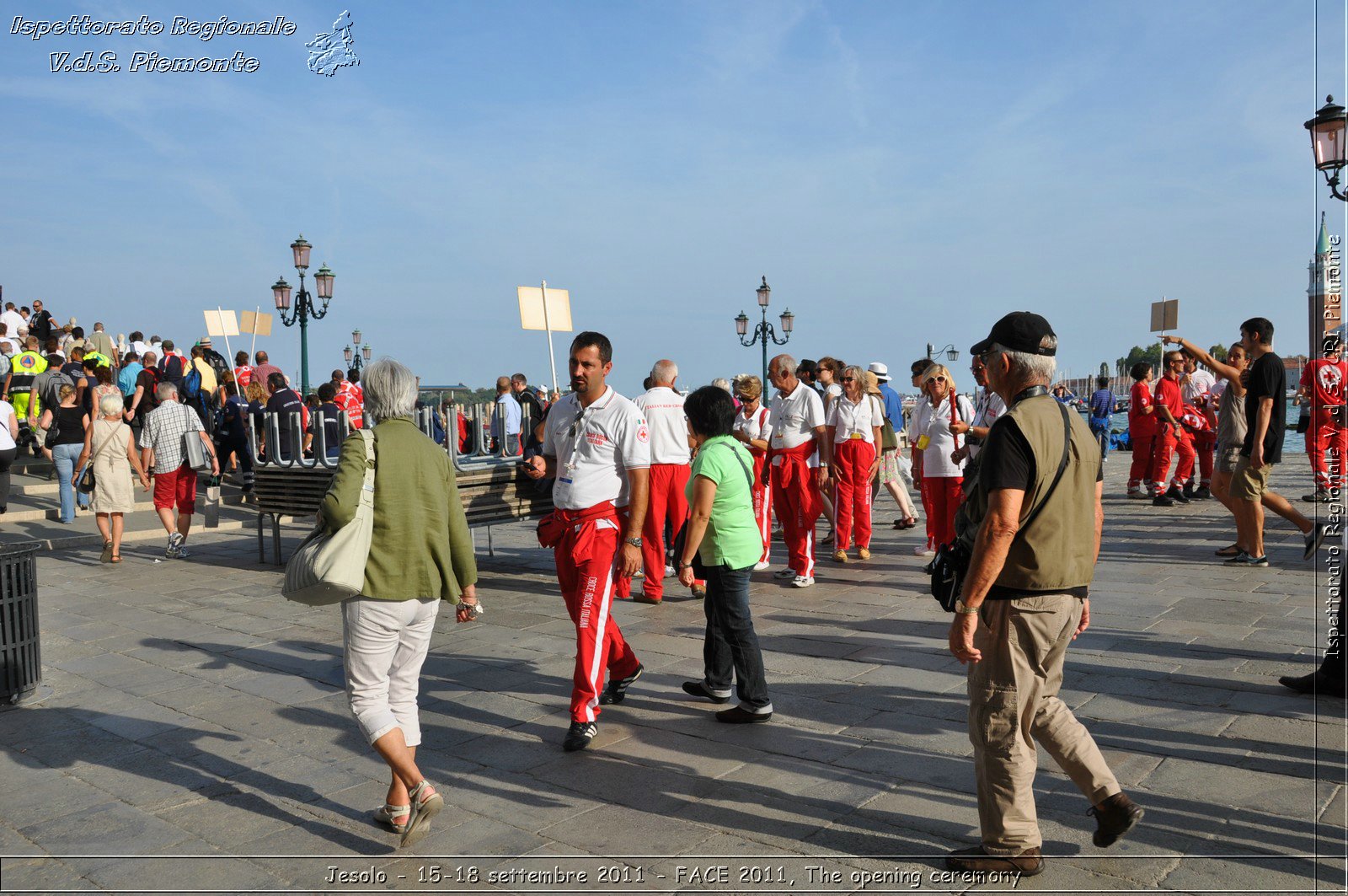 Jesolo - 15-18 settembre 2011 - FACE 2011, The opening ceremony -  Croce Rossa Italiana - Ispettorato Regionale Volontari del Soccorso Piemonte