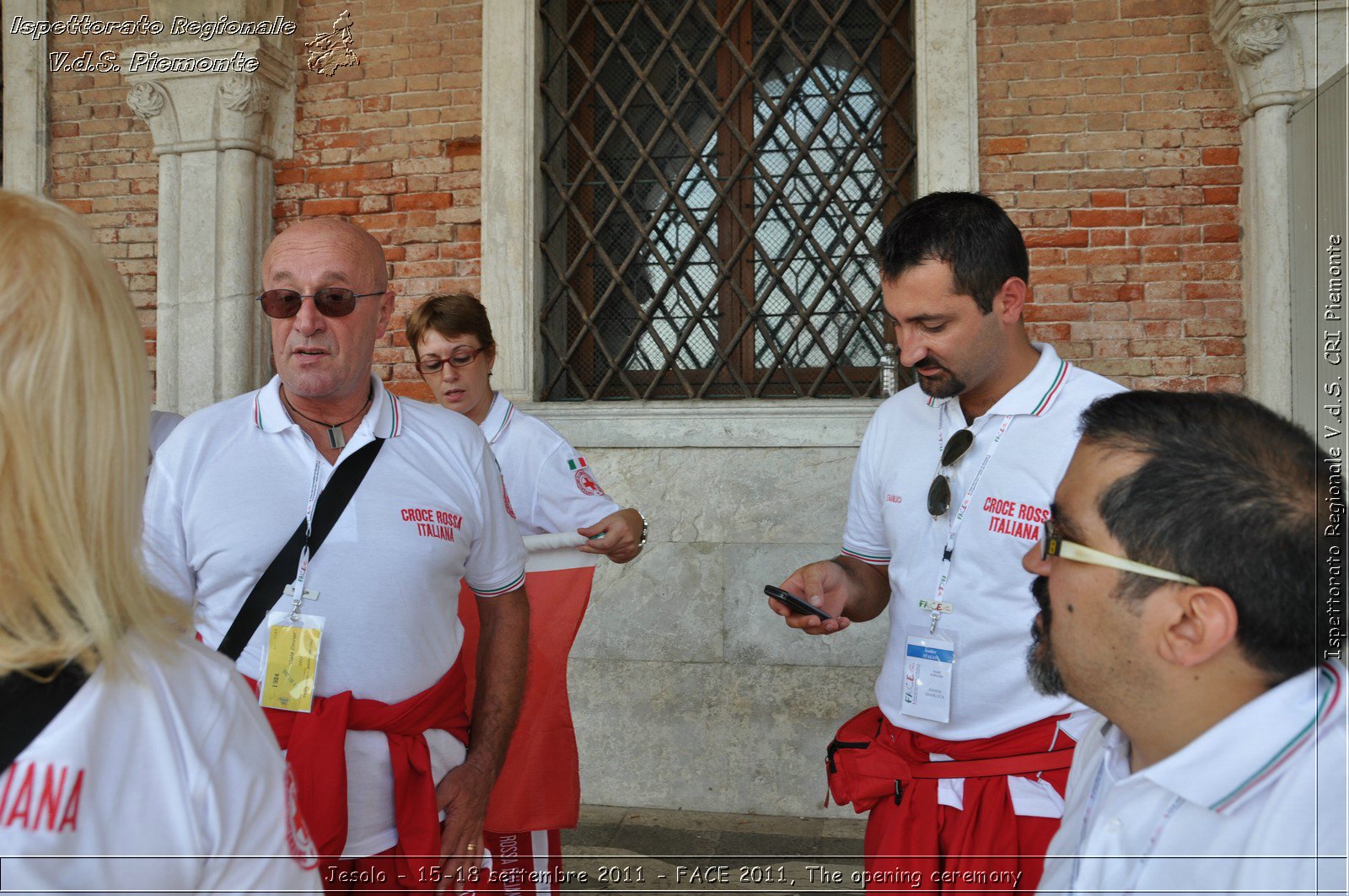 Jesolo - 15-18 settembre 2011 - FACE 2011, The opening ceremony -  Croce Rossa Italiana - Ispettorato Regionale Volontari del Soccorso Piemonte