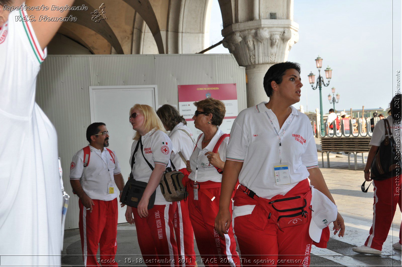 Jesolo - 15-18 settembre 2011 - FACE 2011, The opening ceremony -  Croce Rossa Italiana - Ispettorato Regionale Volontari del Soccorso Piemonte