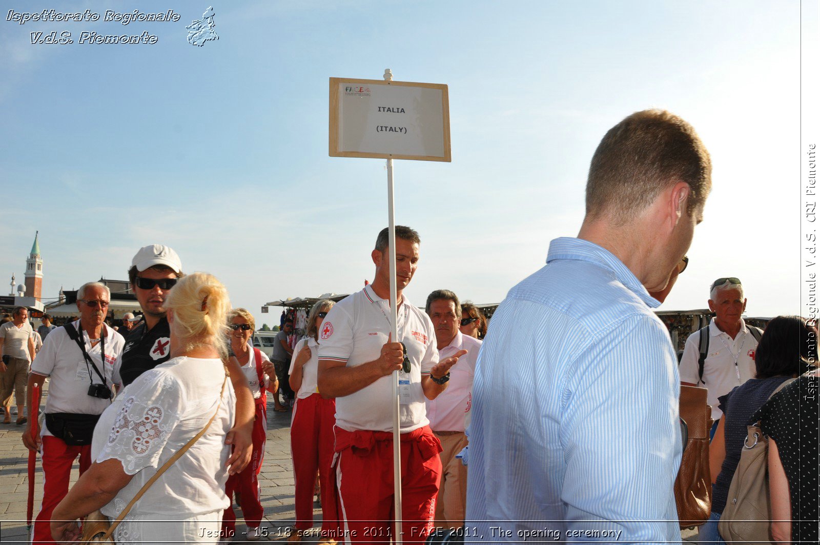 Jesolo - 15-18 settembre 2011 - FACE 2011, The opening ceremony -  Croce Rossa Italiana - Ispettorato Regionale Volontari del Soccorso Piemonte