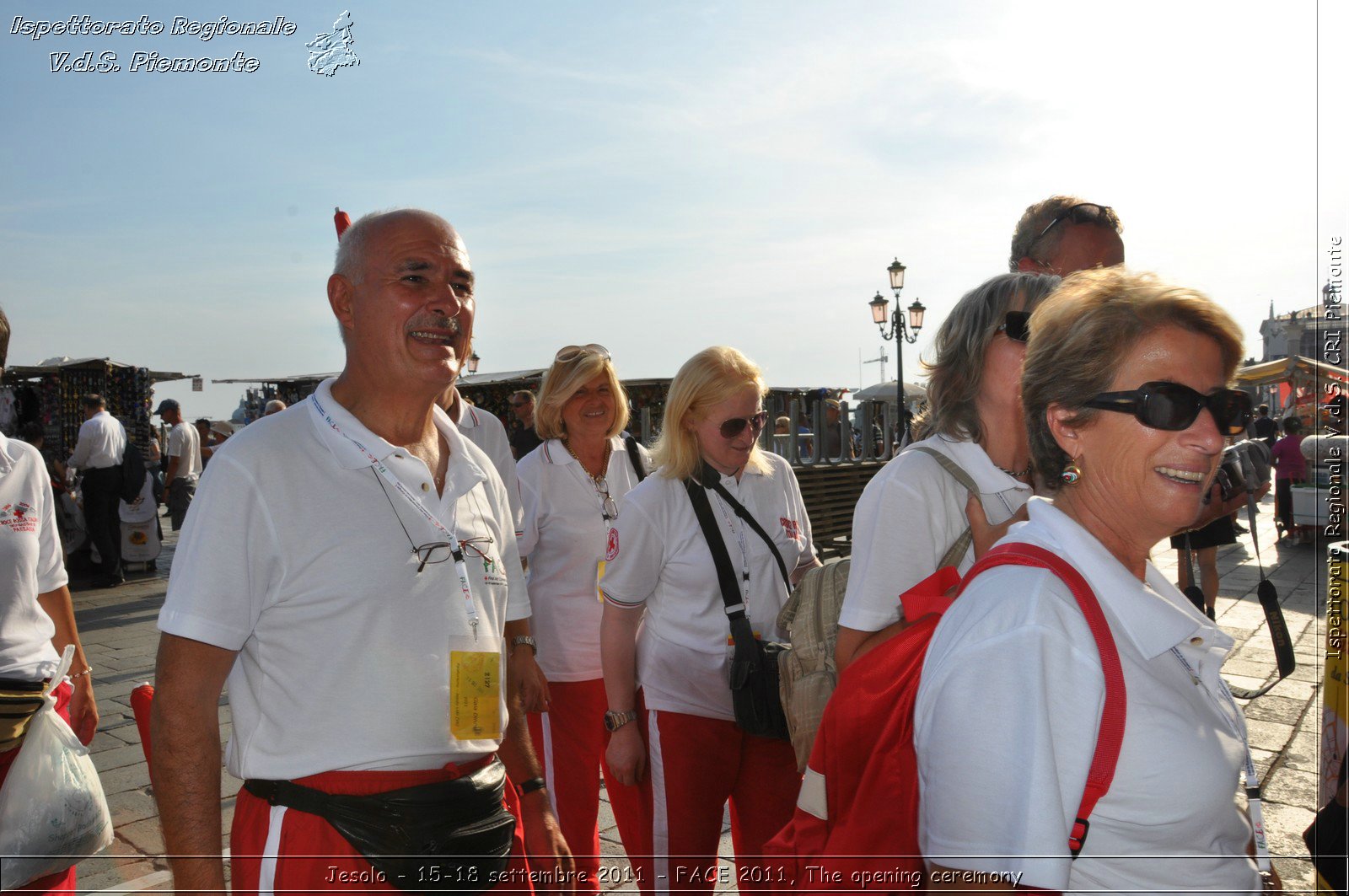 Jesolo - 15-18 settembre 2011 - FACE 2011, The opening ceremony -  Croce Rossa Italiana - Ispettorato Regionale Volontari del Soccorso Piemonte