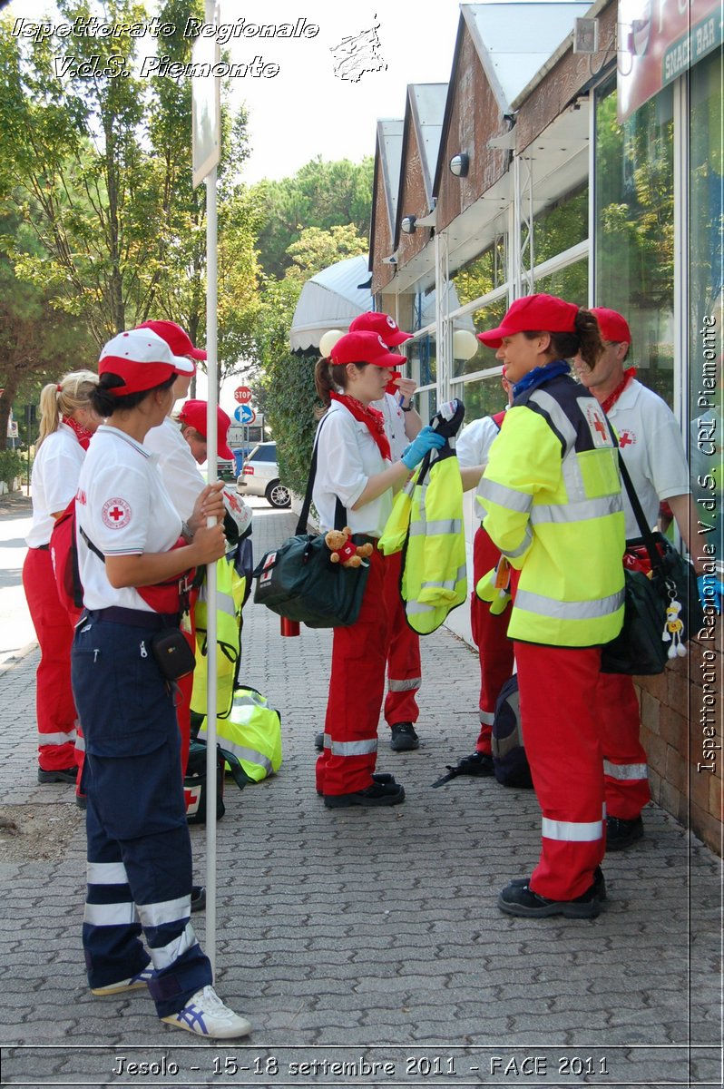 Jesolo - 15-18 settembre 2011 - FACE 2011 - Croce Rossa Italiana - Ispettorato Regionale Volontari del Soccorso Piemonte