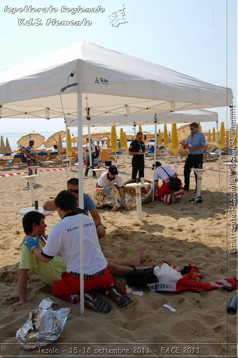 Jesolo - 15-18 settembre 2011 - FACE 2011 - Croce Rossa Italiana - Ispettorato Regionale Volontari del Soccorso Piemonte