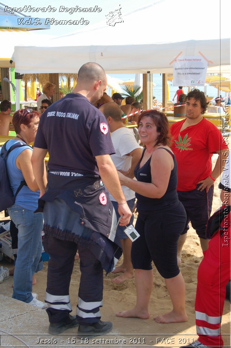 Jesolo - 15-18 settembre 2011 - FACE 2011 - Croce Rossa Italiana - Ispettorato Regionale Volontari del Soccorso Piemonte