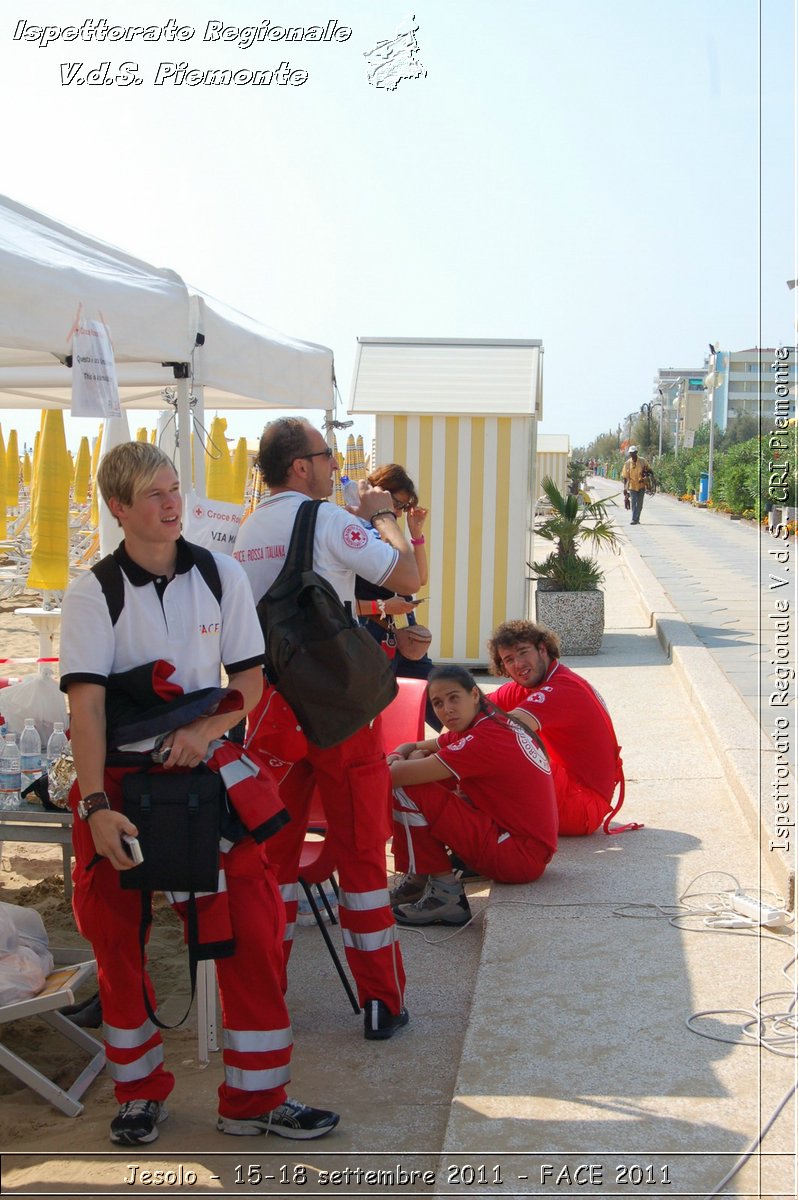 Jesolo - 15-18 settembre 2011 - FACE 2011 - Croce Rossa Italiana - Ispettorato Regionale Volontari del Soccorso Piemonte