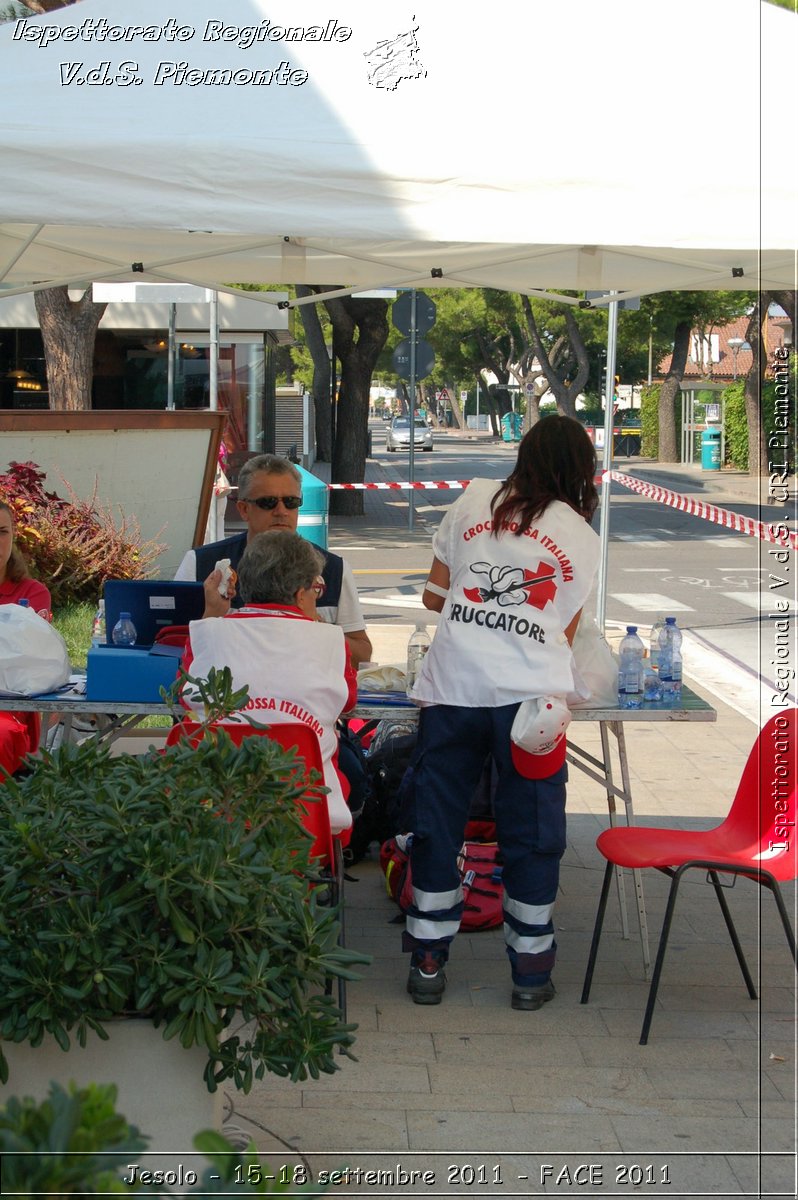 Jesolo - 15-18 settembre 2011 - FACE 2011 - Croce Rossa Italiana - Ispettorato Regionale Volontari del Soccorso Piemonte