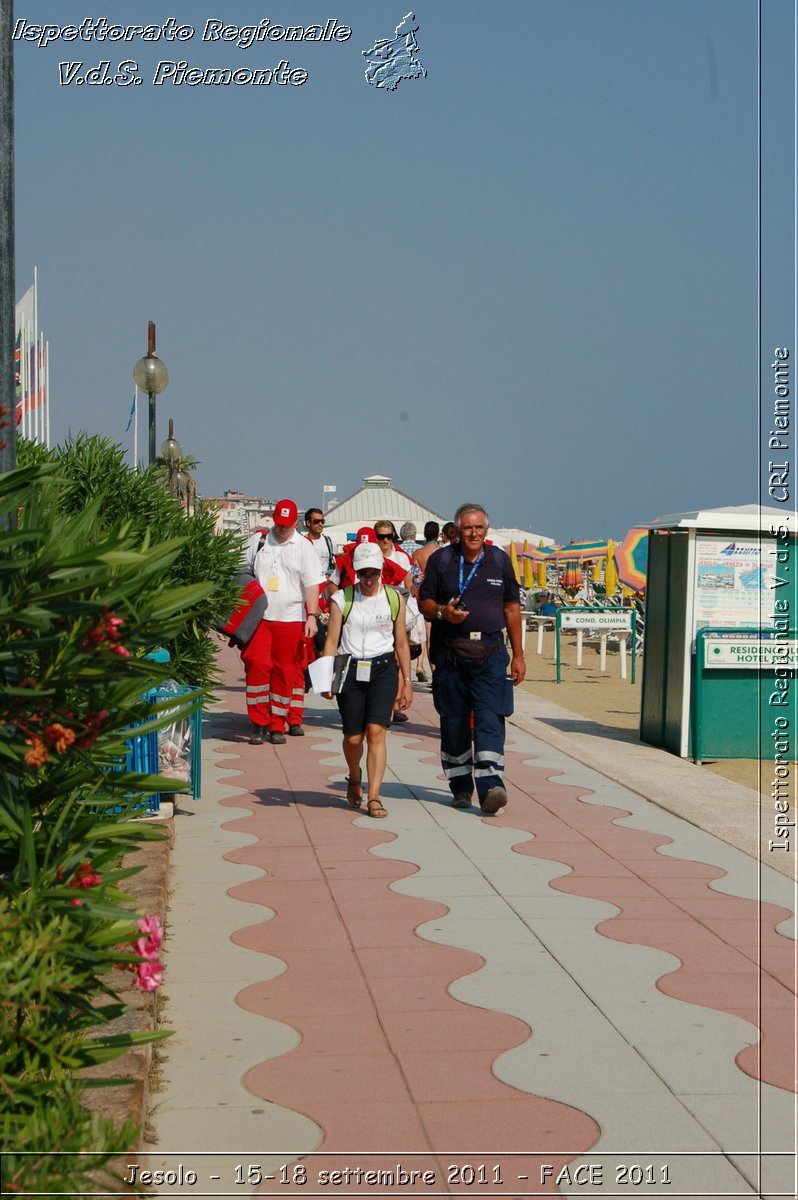 Jesolo - 15-18 settembre 2011 - FACE 2011 - Croce Rossa Italiana - Ispettorato Regionale Volontari del Soccorso Piemonte