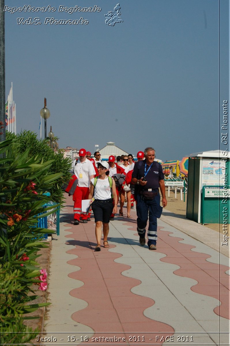 Jesolo - 15-18 settembre 2011 - FACE 2011 - Croce Rossa Italiana - Ispettorato Regionale Volontari del Soccorso Piemonte