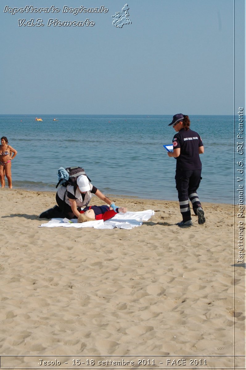 Jesolo - 15-18 settembre 2011 - FACE 2011 - Croce Rossa Italiana - Ispettorato Regionale Volontari del Soccorso Piemonte