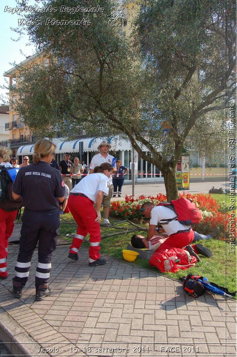 Jesolo - 15-18 settembre 2011 - FACE 2011 - Croce Rossa Italiana - Ispettorato Regionale Volontari del Soccorso Piemonte