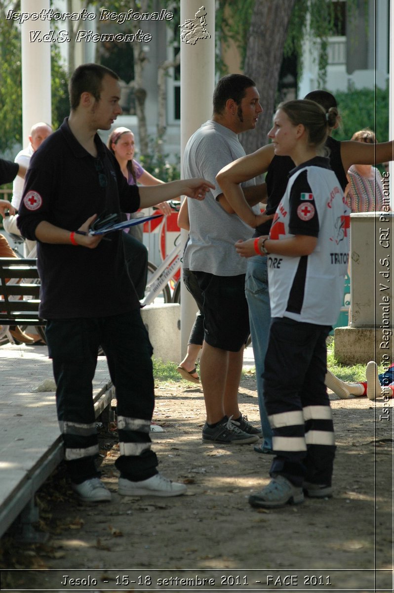 Jesolo - 15-18 settembre 2011 - FACE 2011 - Croce Rossa Italiana - Ispettorato Regionale Volontari del Soccorso Piemonte