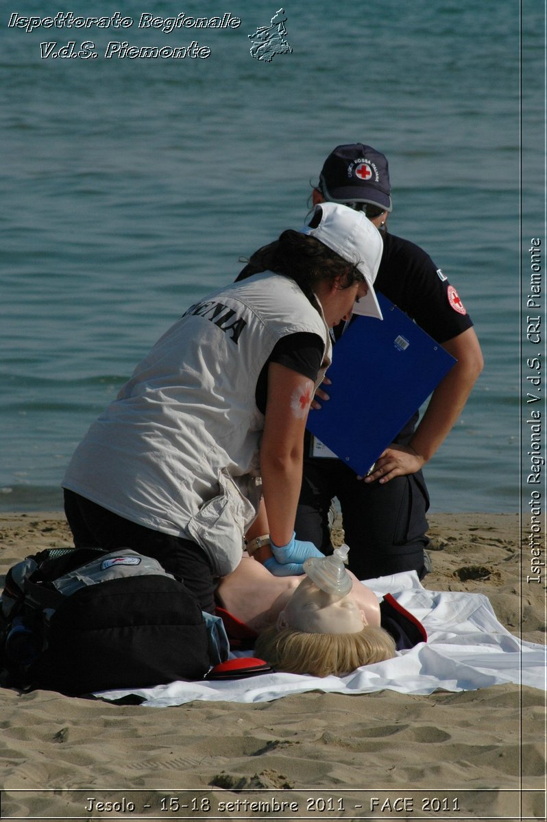 Jesolo - 15-18 settembre 2011 - FACE 2011 - Croce Rossa Italiana - Ispettorato Regionale Volontari del Soccorso Piemonte