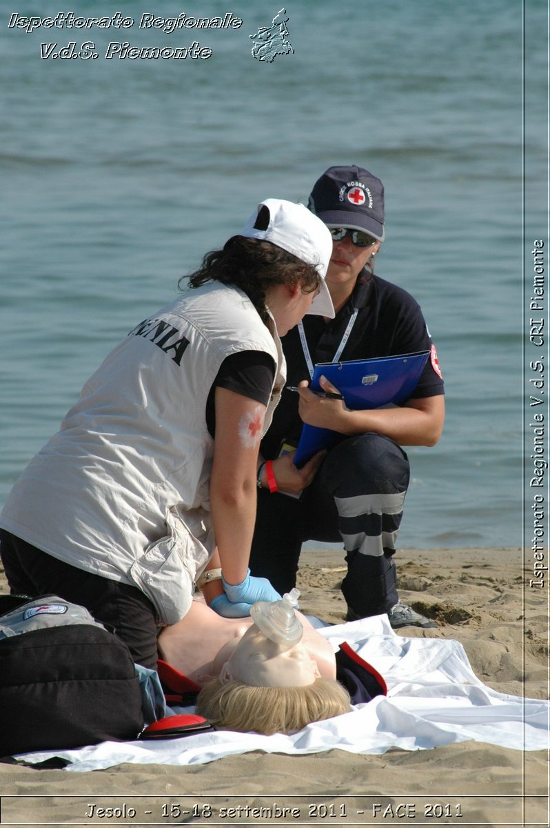 Jesolo - 15-18 settembre 2011 - FACE 2011 - Croce Rossa Italiana - Ispettorato Regionale Volontari del Soccorso Piemonte