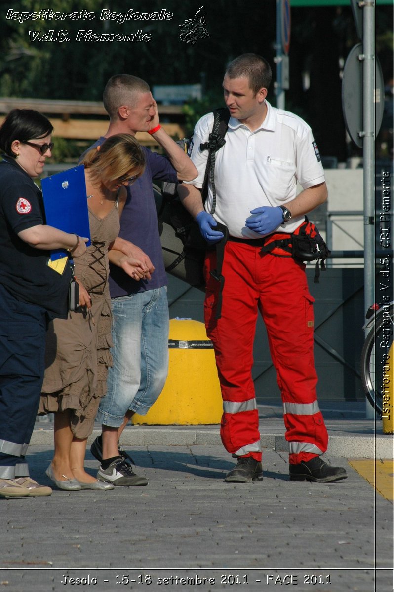 Jesolo - 15-18 settembre 2011 - FACE 2011 - Croce Rossa Italiana - Ispettorato Regionale Volontari del Soccorso Piemonte