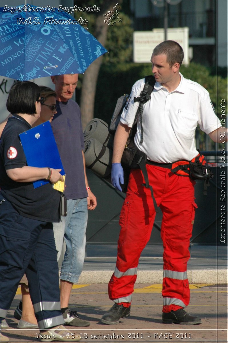 Jesolo - 15-18 settembre 2011 - FACE 2011 - Croce Rossa Italiana - Ispettorato Regionale Volontari del Soccorso Piemonte