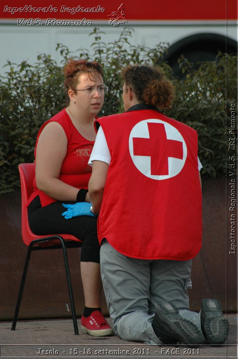 Jesolo - 15-18 settembre 2011 - FACE 2011 - Croce Rossa Italiana - Ispettorato Regionale Volontari del Soccorso Piemonte