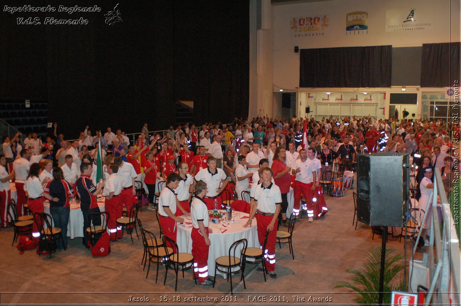 Jesolo - 15-18 settembre 2011 - FACE 2011, The Awards -  Croce Rossa Italiana - Ispettorato Regionale Volontari del Soccorso Piemonte