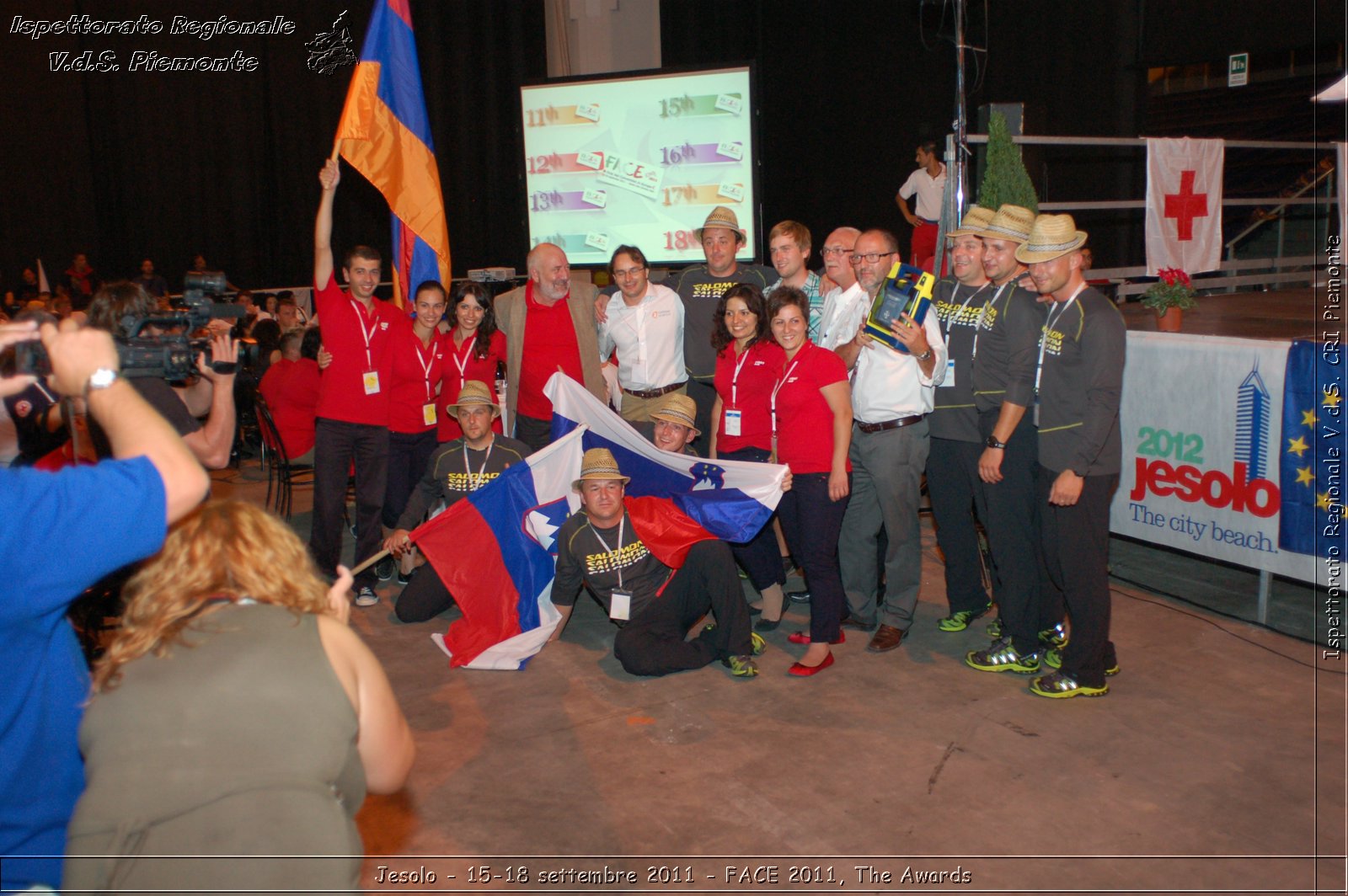 Jesolo - 15-18 settembre 2011 - FACE 2011, The Awards -  Croce Rossa Italiana - Ispettorato Regionale Volontari del Soccorso Piemonte