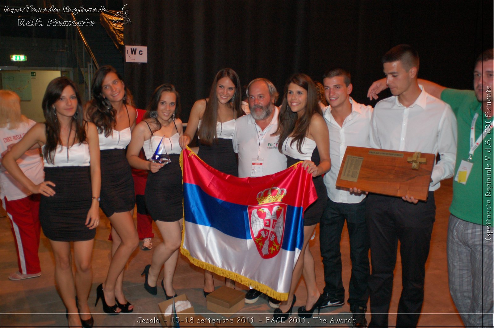 Jesolo - 15-18 settembre 2011 - FACE 2011, The Awards -  Croce Rossa Italiana - Ispettorato Regionale Volontari del Soccorso Piemonte