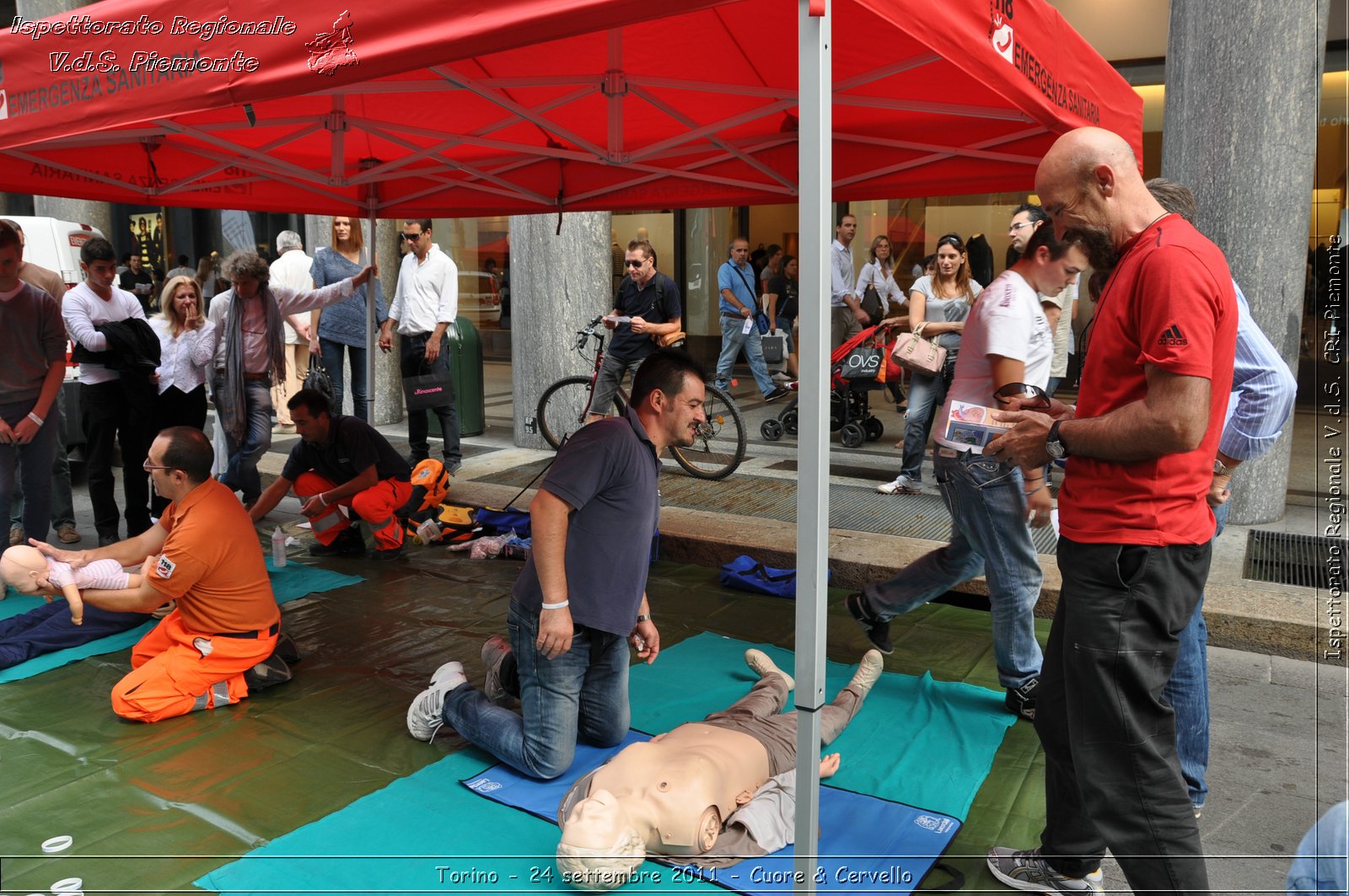 Torino - 24 settembre 2011 - Cuore & Cervello - Croce Rossa Italiana - Ispettorato Regionale Volontari del Soccorso Piemonte