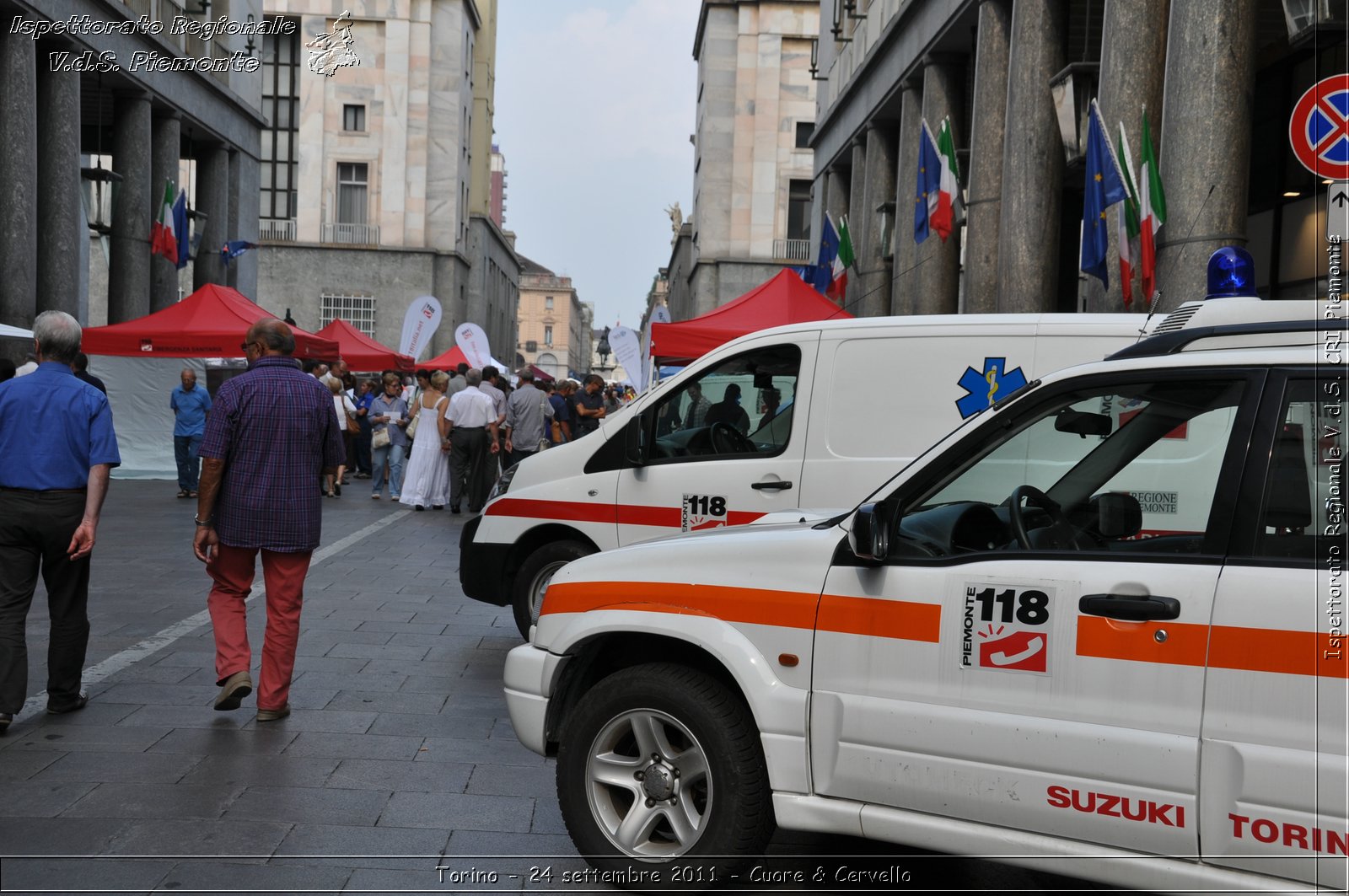 Torino - 24 settembre 2011 - Cuore & Cervello - Croce Rossa Italiana - Ispettorato Regionale Volontari del Soccorso Piemonte