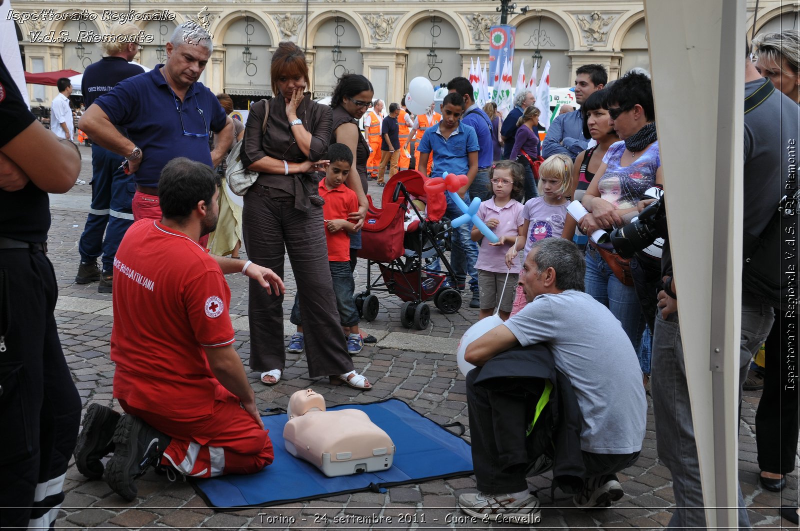 Torino - 24 settembre 2011 - Cuore & Cervello - Croce Rossa Italiana - Ispettorato Regionale Volontari del Soccorso Piemonte