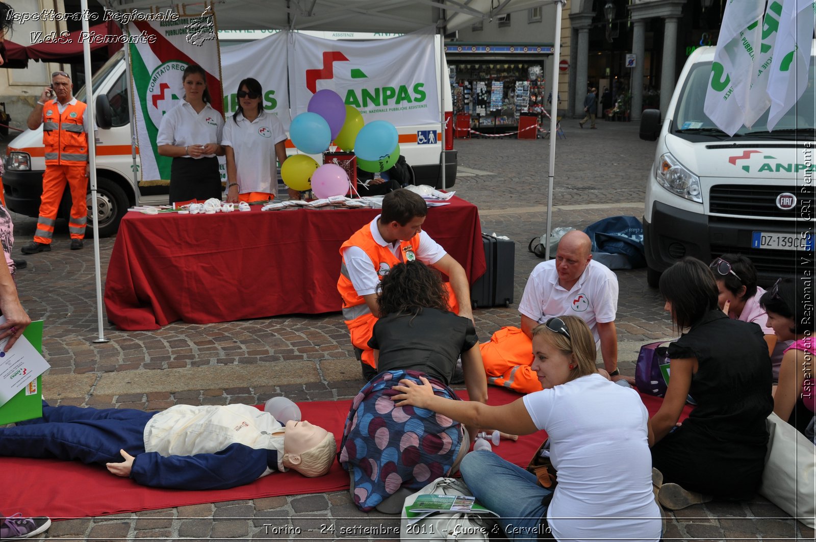 Torino - 24 settembre 2011 - Cuore & Cervello - Croce Rossa Italiana - Ispettorato Regionale Volontari del Soccorso Piemonte