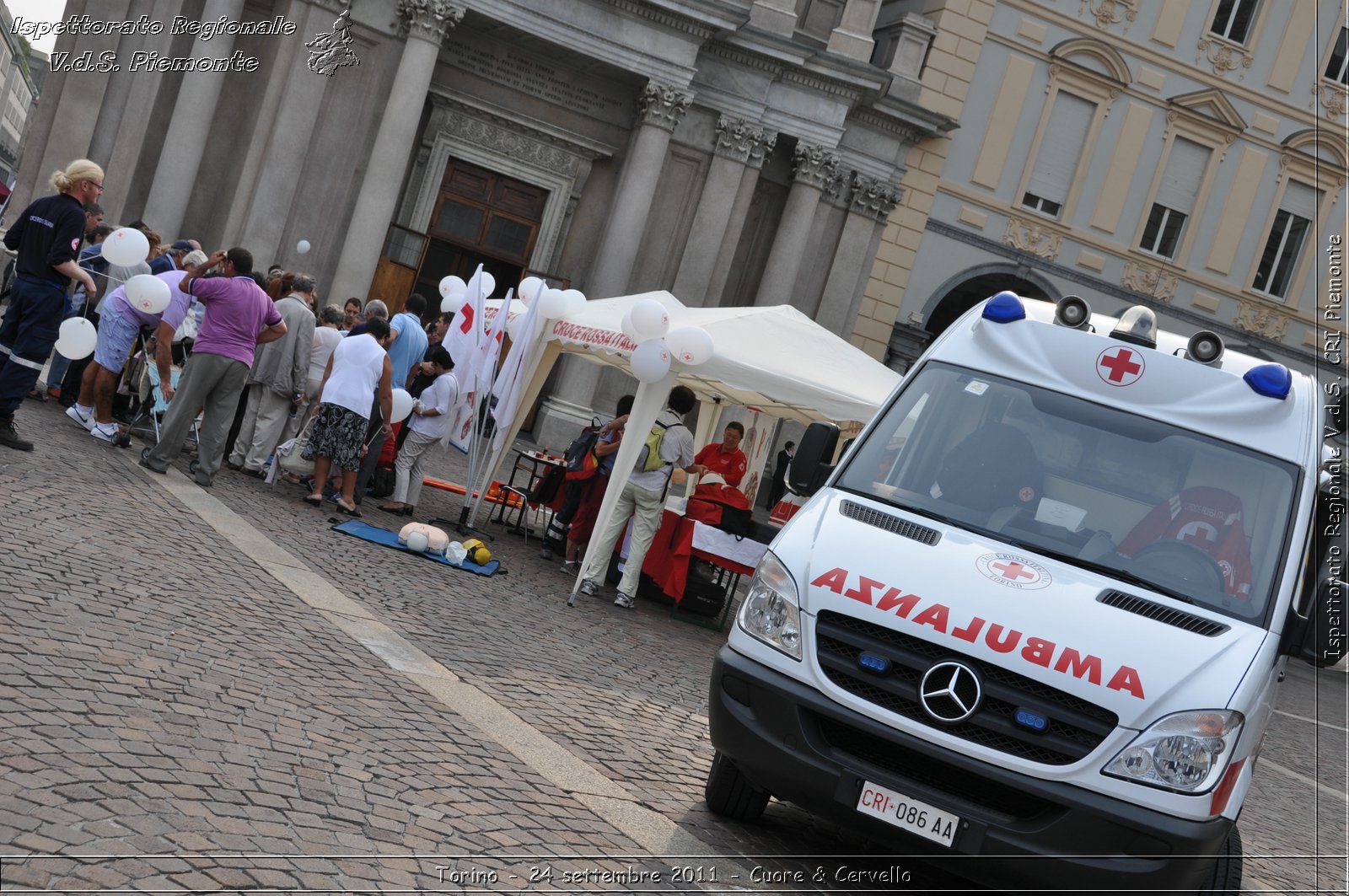 Torino - 24 settembre 2011 - Cuore & Cervello - Croce Rossa Italiana - Ispettorato Regionale Volontari del Soccorso Piemonte