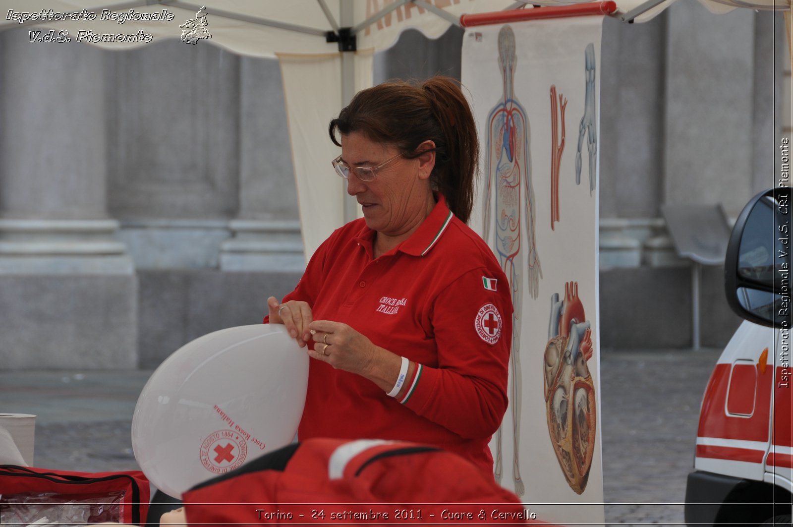 Torino - 24 settembre 2011 - Cuore & Cervello - Croce Rossa Italiana - Ispettorato Regionale Volontari del Soccorso Piemonte