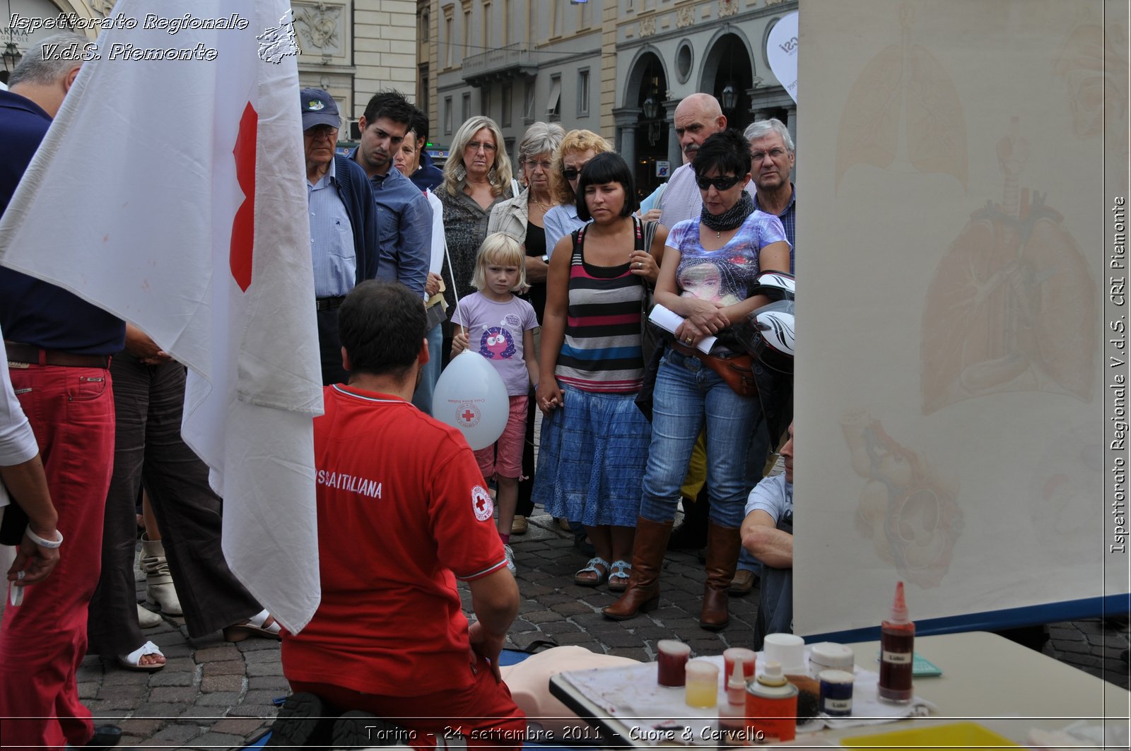 Torino - 24 settembre 2011 - Cuore & Cervello - Croce Rossa Italiana - Ispettorato Regionale Volontari del Soccorso Piemonte