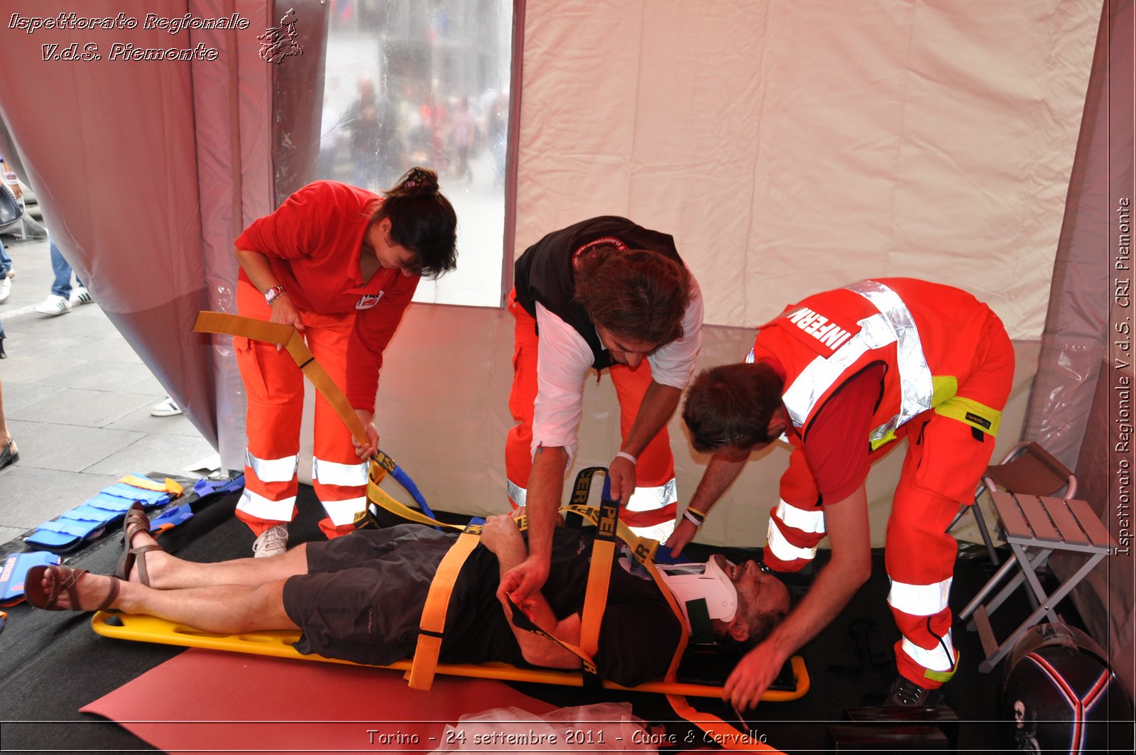 Torino - 24 settembre 2011 - Cuore & Cervello - Croce Rossa Italiana - Ispettorato Regionale Volontari del Soccorso Piemonte