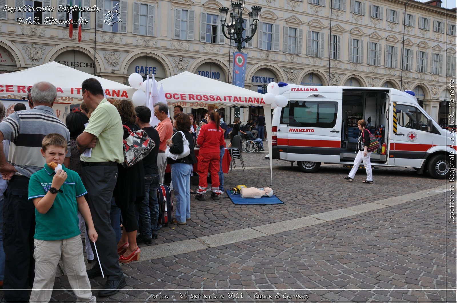 Torino - 24 settembre 2011 - Cuore & Cervello - Croce Rossa Italiana - Ispettorato Regionale Volontari del Soccorso Piemonte