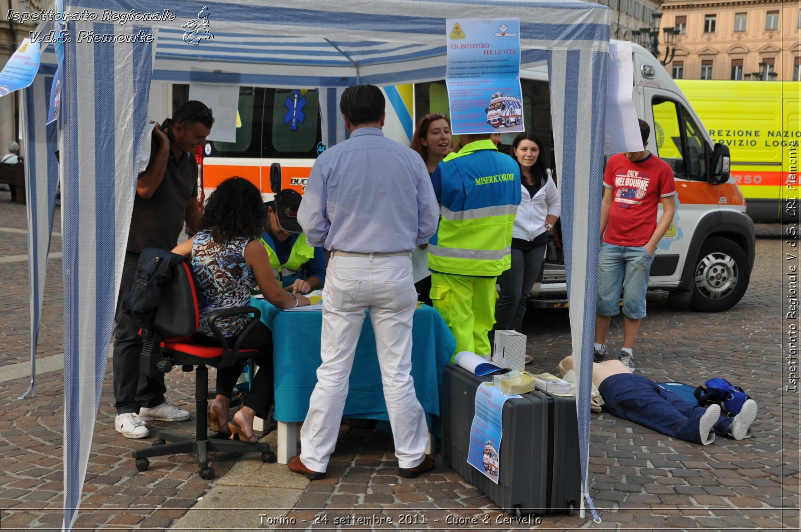 Torino - 24 settembre 2011 - Cuore & Cervello - Croce Rossa Italiana - Ispettorato Regionale Volontari del Soccorso Piemonte