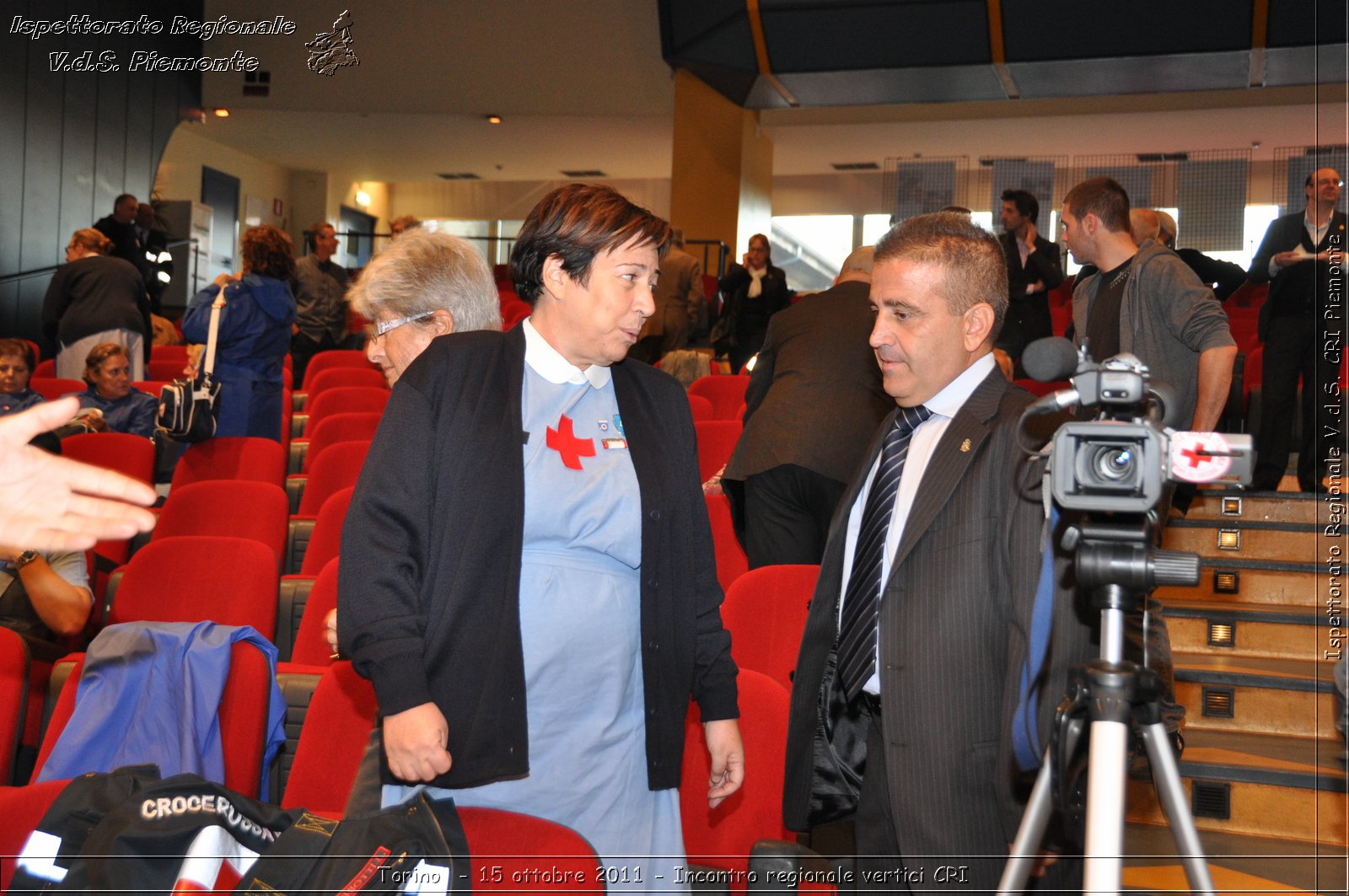 Torino  - 15 ottobre 2011 - Incontro regionale vertici CRI -  Croce Rossa Italiana - Ispettorato Regionale Volontari del Soccorso Piemonte