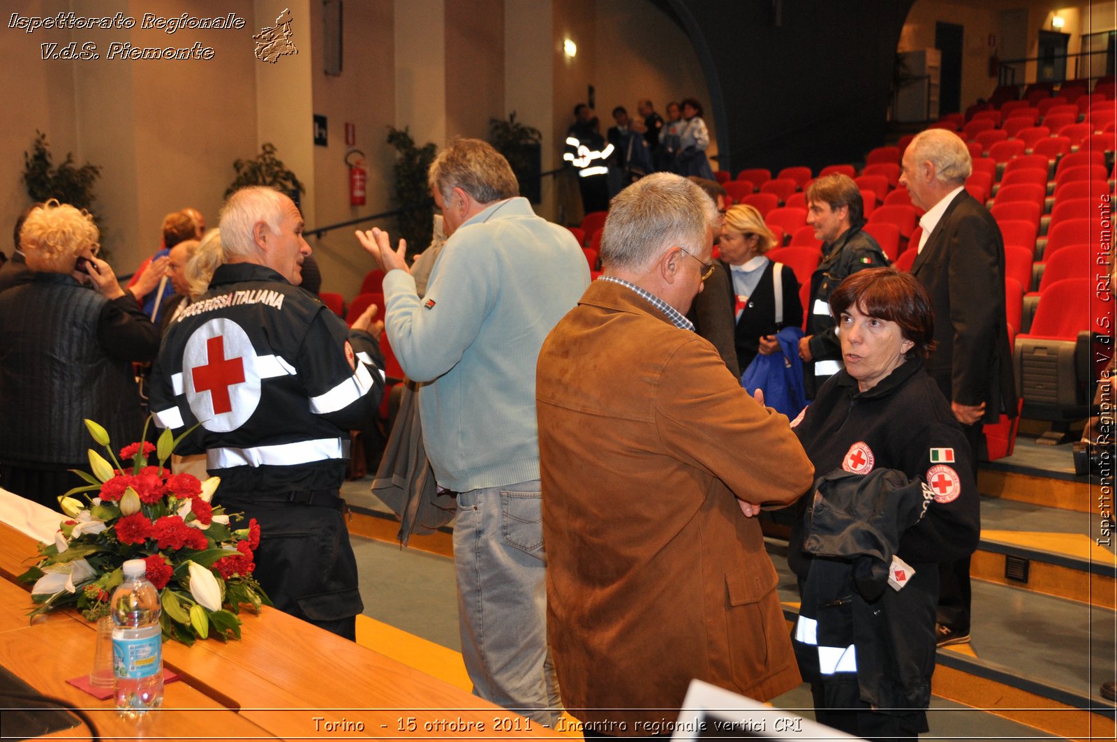 Torino  - 15 ottobre 2011 - Incontro regionale vertici CRI -  Croce Rossa Italiana - Ispettorato Regionale Volontari del Soccorso Piemonte