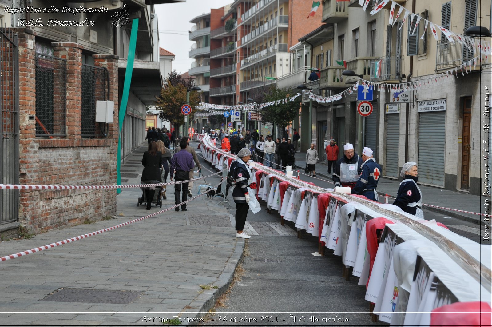 Settimo Torinese  - 24 ottobre 2011 - l d dla cicolata -  Croce Rossa Italiana - Ispettorato Regionale Volontari del Soccorso Piemonte