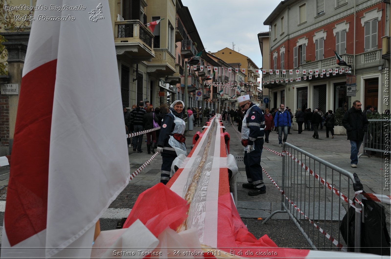 Settimo Torinese  - 24 ottobre 2011 - l d dla cicolata -  Croce Rossa Italiana - Ispettorato Regionale Volontari del Soccorso Piemonte