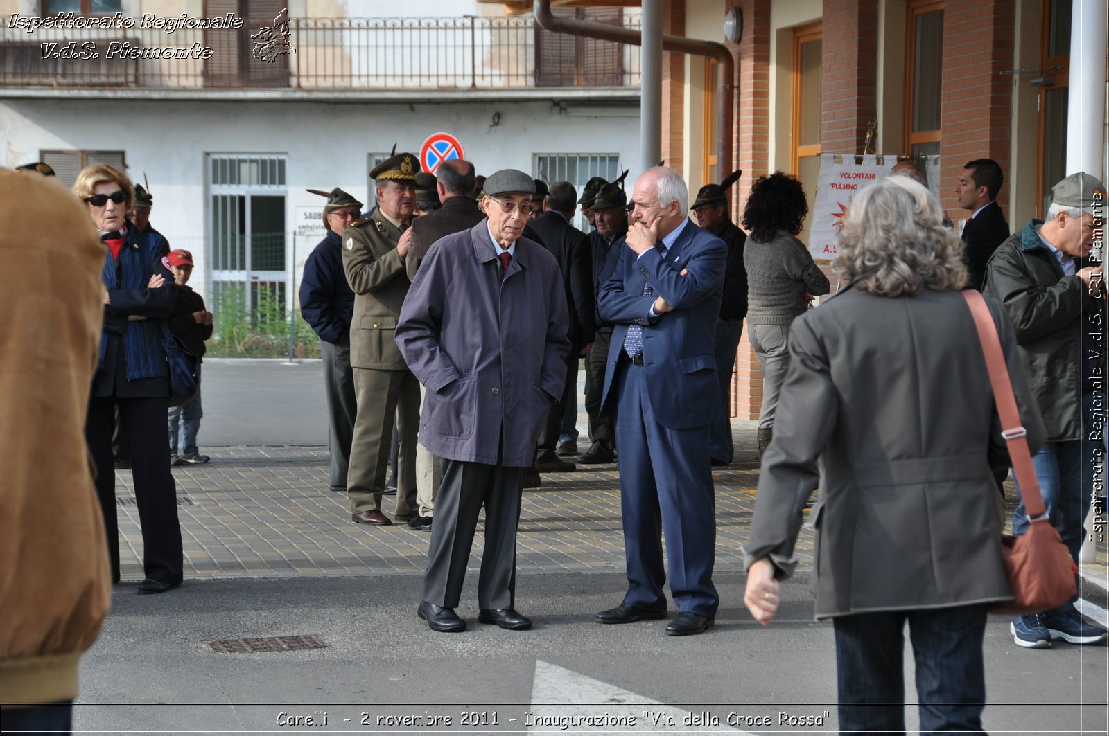 Canelli  - 2 novembre 2011 - Inaugurazione "Via della Croce Rossa" -  Croce Rossa Italiana - Ispettorato Regionale Volontari del Soccorso Piemonte