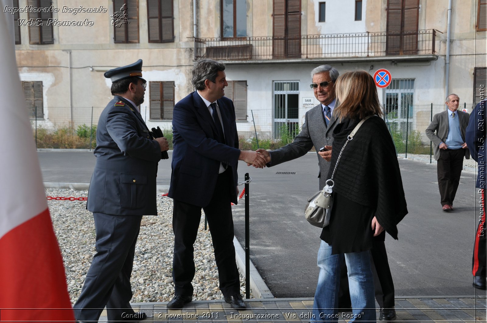 Canelli  - 2 novembre 2011 - Inaugurazione "Via della Croce Rossa" -  Croce Rossa Italiana - Ispettorato Regionale Volontari del Soccorso Piemonte