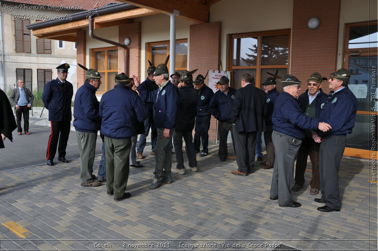 Canelli  - 2 novembre 2011 - Inaugurazione "Via della Croce Rossa" -  Croce Rossa Italiana - Ispettorato Regionale Volontari del Soccorso Piemonte