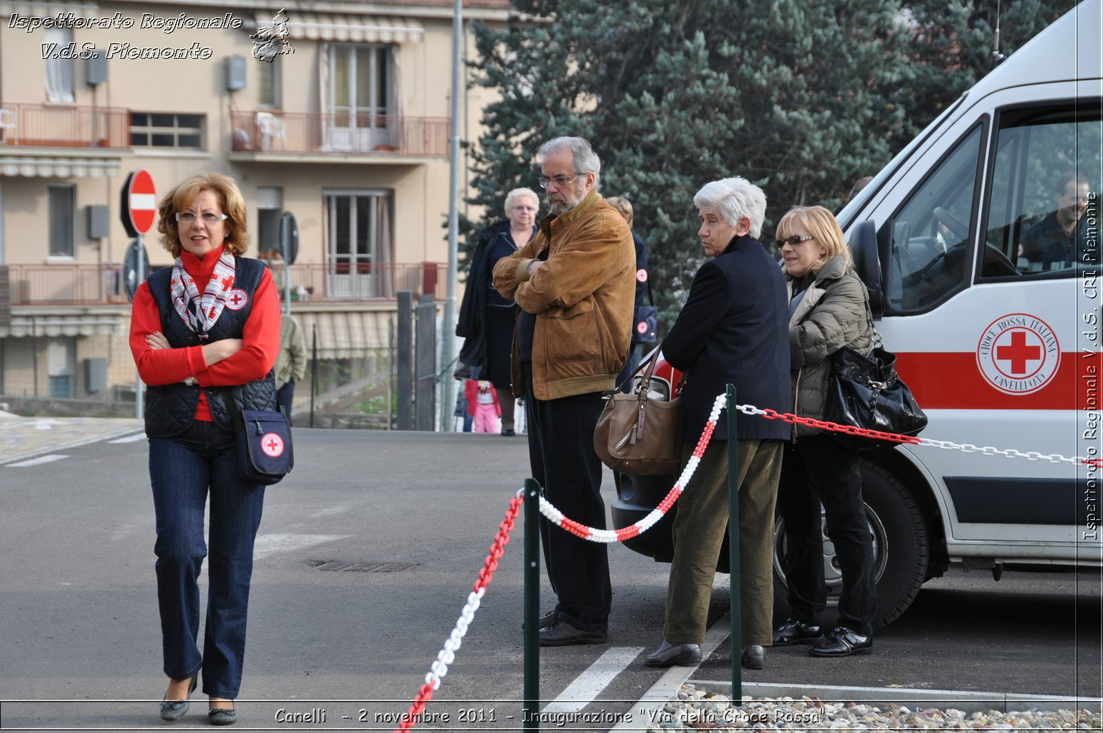 Canelli  - 2 novembre 2011 - Inaugurazione "Via della Croce Rossa" -  Croce Rossa Italiana - Ispettorato Regionale Volontari del Soccorso Piemonte