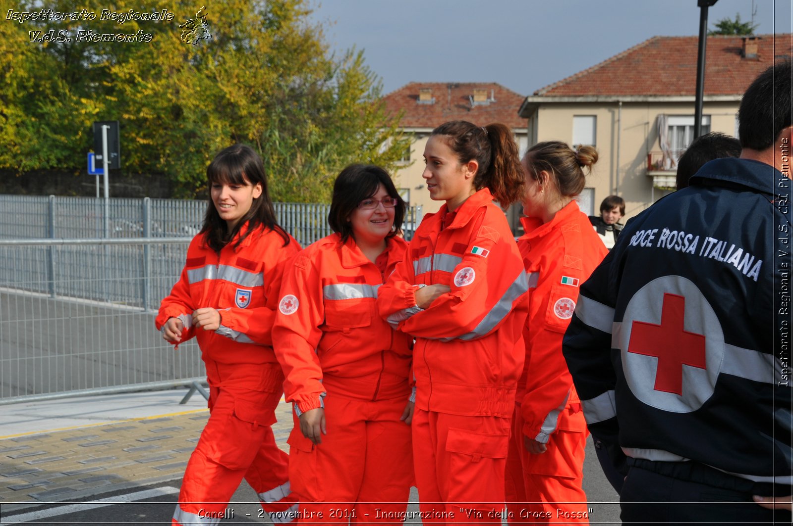 Canelli  - 2 novembre 2011 - Inaugurazione "Via della Croce Rossa" -  Croce Rossa Italiana - Ispettorato Regionale Volontari del Soccorso Piemonte