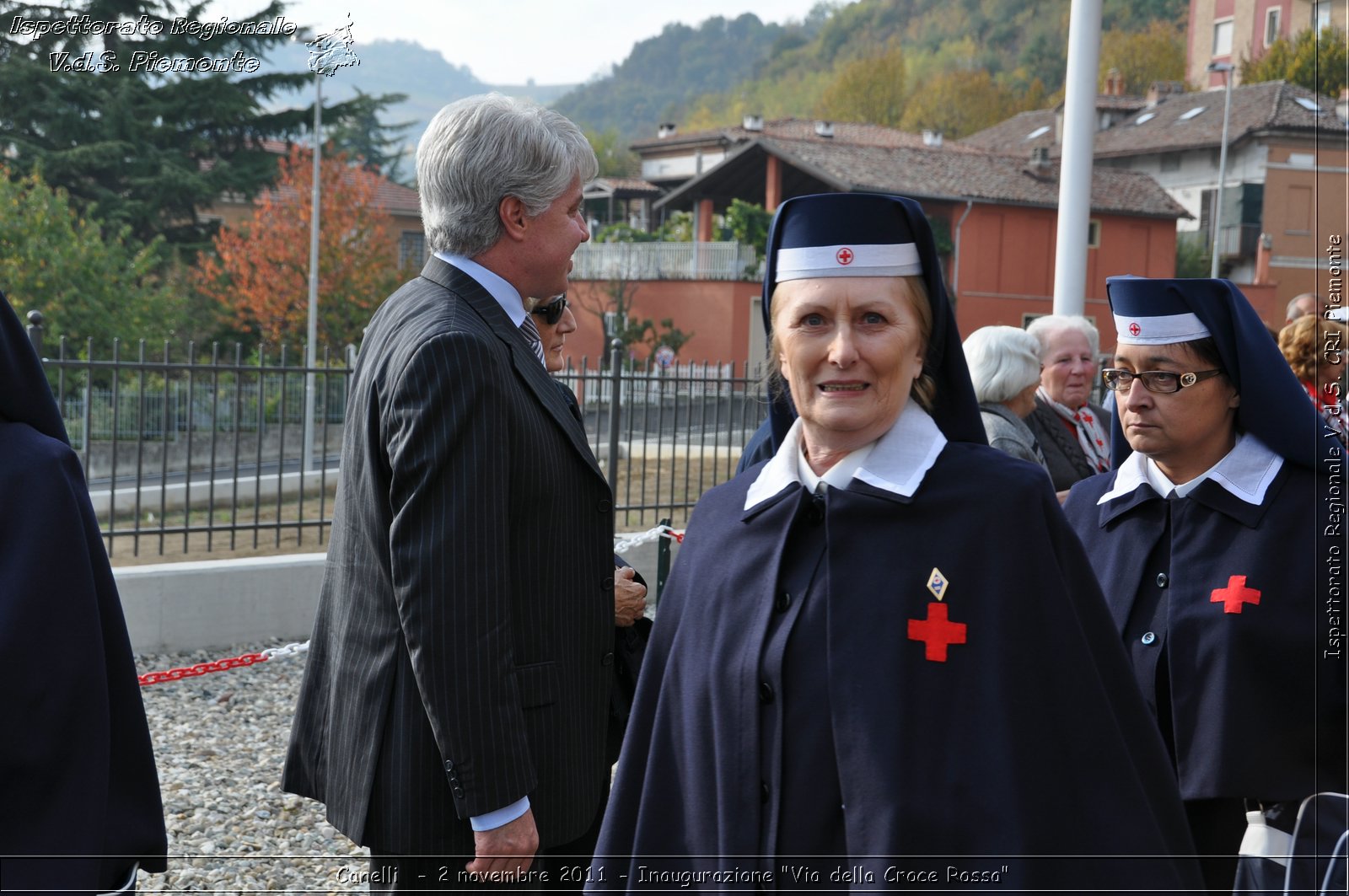 Canelli  - 2 novembre 2011 - Inaugurazione "Via della Croce Rossa" -  Croce Rossa Italiana - Ispettorato Regionale Volontari del Soccorso Piemonte