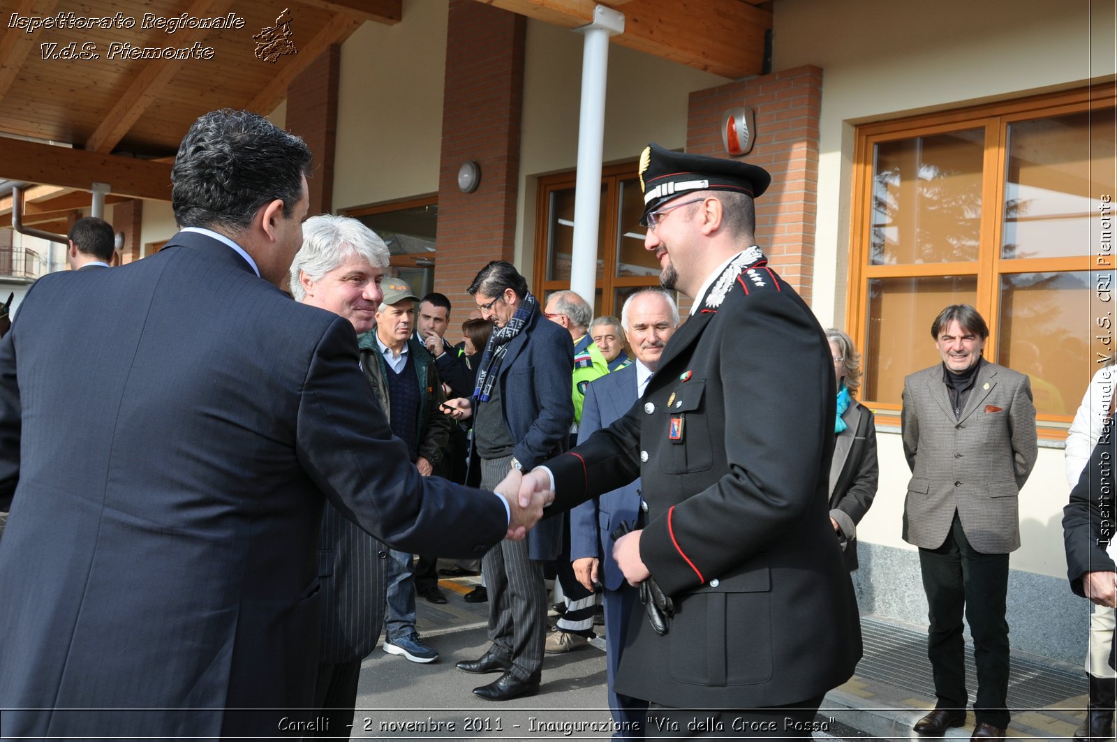 Canelli  - 2 novembre 2011 - Inaugurazione "Via della Croce Rossa" -  Croce Rossa Italiana - Ispettorato Regionale Volontari del Soccorso Piemonte