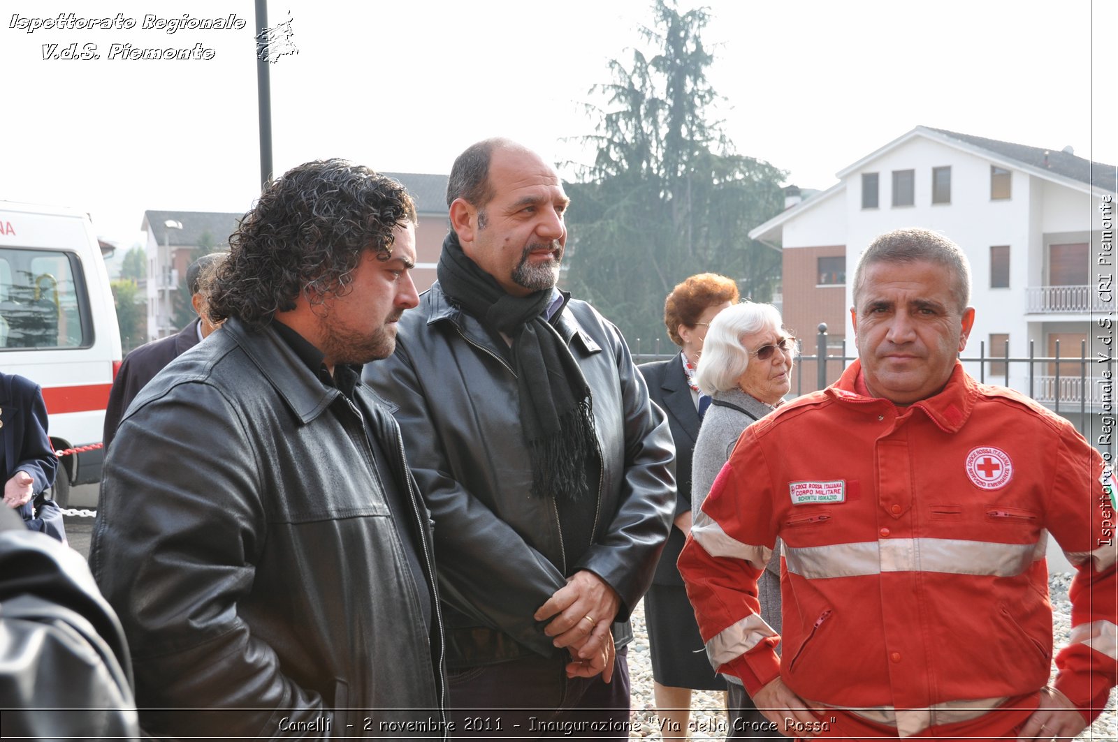 Canelli  - 2 novembre 2011 - Inaugurazione "Via della Croce Rossa" -  Croce Rossa Italiana - Ispettorato Regionale Volontari del Soccorso Piemonte