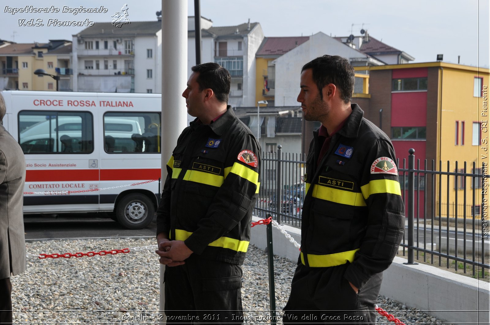 Canelli  - 2 novembre 2011 - Inaugurazione "Via della Croce Rossa" -  Croce Rossa Italiana - Ispettorato Regionale Volontari del Soccorso Piemonte