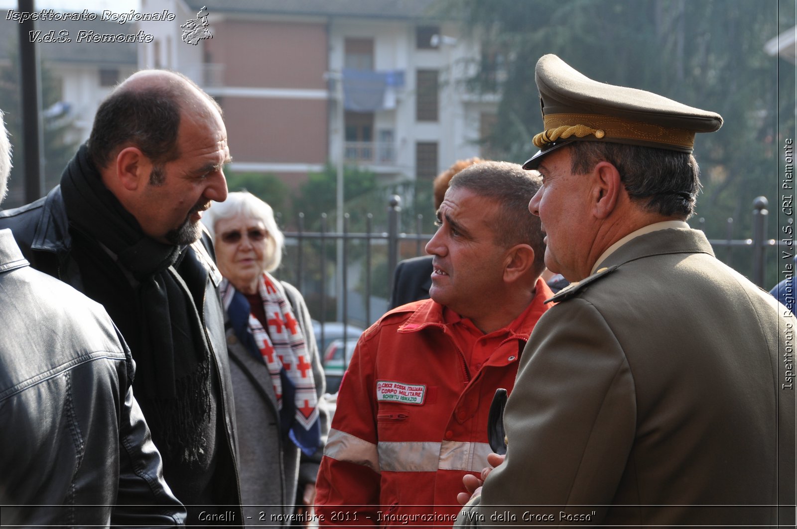 Canelli  - 2 novembre 2011 - Inaugurazione "Via della Croce Rossa" -  Croce Rossa Italiana - Ispettorato Regionale Volontari del Soccorso Piemonte