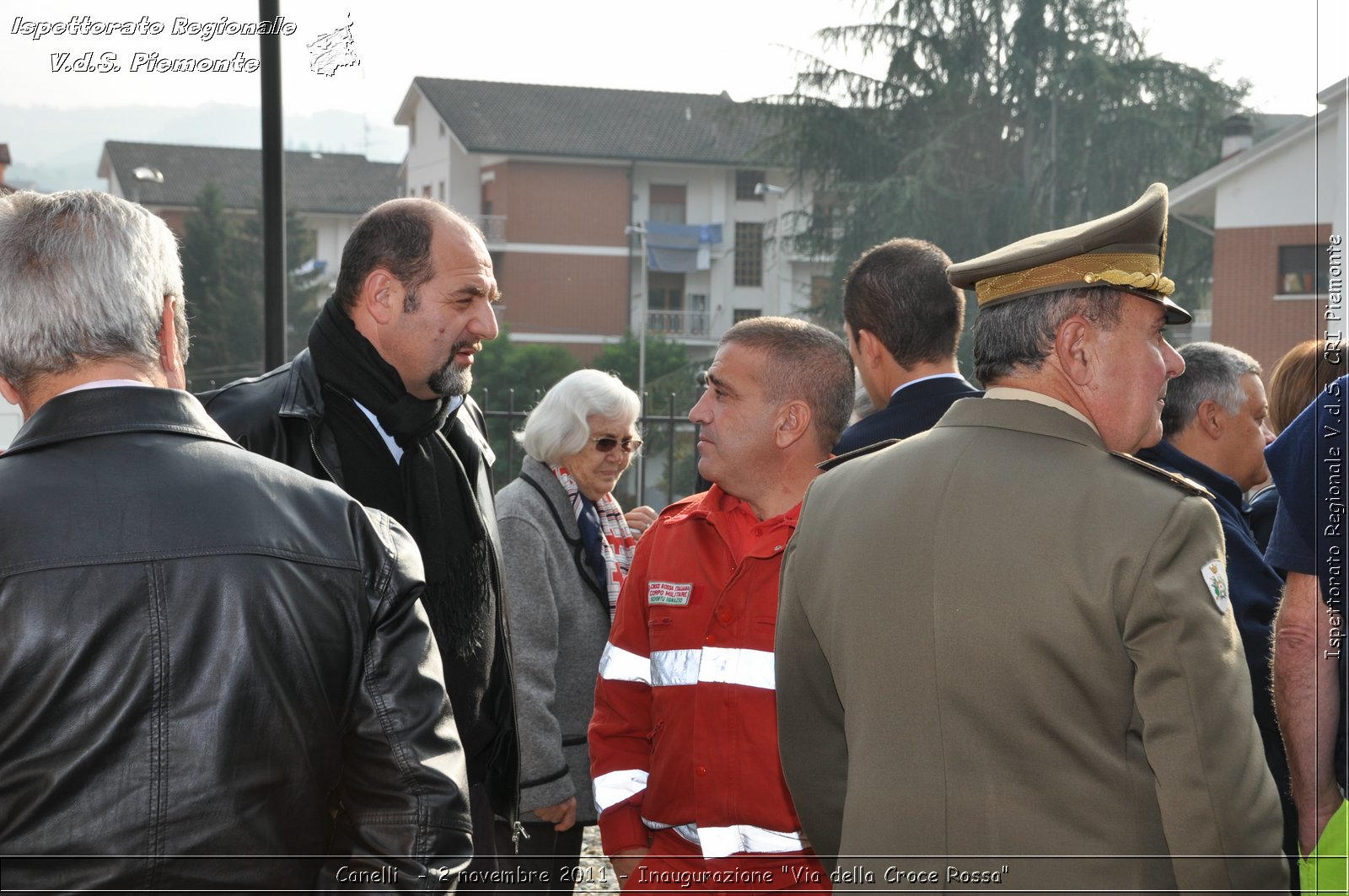 Canelli  - 2 novembre 2011 - Inaugurazione "Via della Croce Rossa" -  Croce Rossa Italiana - Ispettorato Regionale Volontari del Soccorso Piemonte