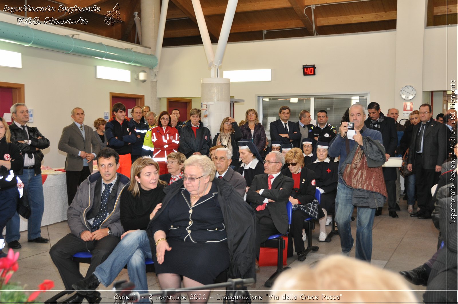 Canelli  - 2 novembre 2011 - Inaugurazione "Via della Croce Rossa" -  Croce Rossa Italiana - Ispettorato Regionale Volontari del Soccorso Piemonte