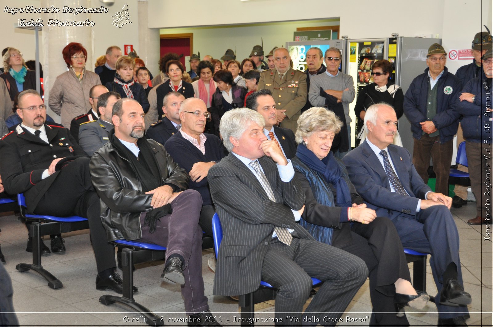 Canelli  - 2 novembre 2011 - Inaugurazione "Via della Croce Rossa" -  Croce Rossa Italiana - Ispettorato Regionale Volontari del Soccorso Piemonte